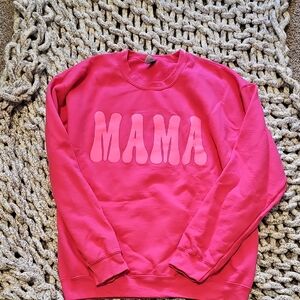 Pink 'MAMA' Women's Sweater